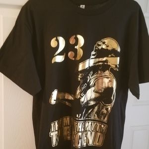 Michael Jordan Black/Gold T-Shirt Size L